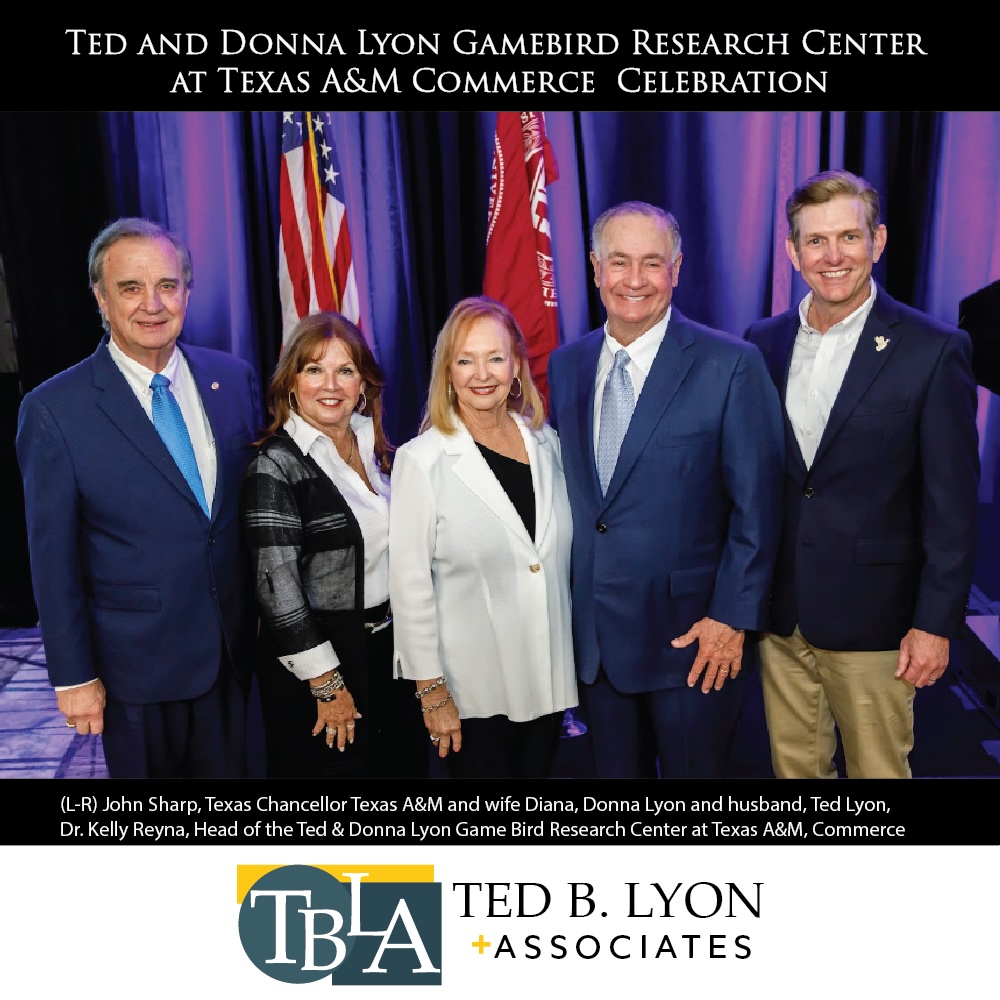 Ted & Donna Lyon - Gamebird Research Center at Texas A&M Commerce Celebration
